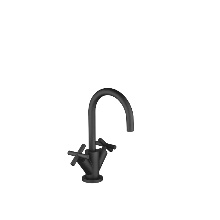 TARA Single-hole basin mixer with pop-up waste - Matte Black - 22 512 892-33