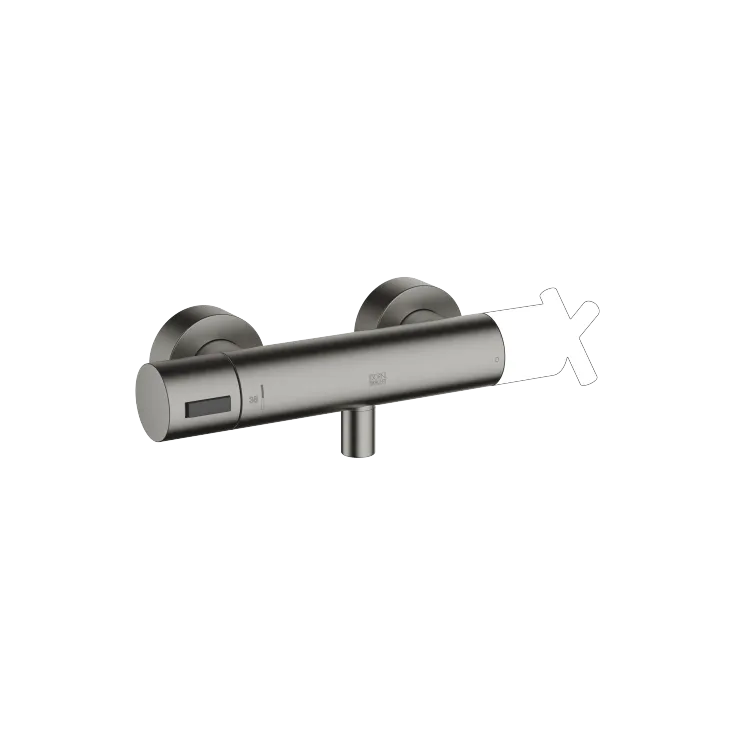 Termostato per doccia per montaggio a parete - Dark Platinum spazzolato - 34 443 979-99