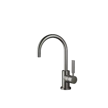 TARA Dark Chrome : Single-lever basin mixer with pop-up waste