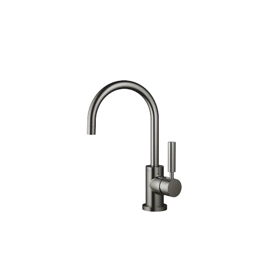TARA Dark Chrome Washstand faucets: Single-lever basin mixer with pop-up waste