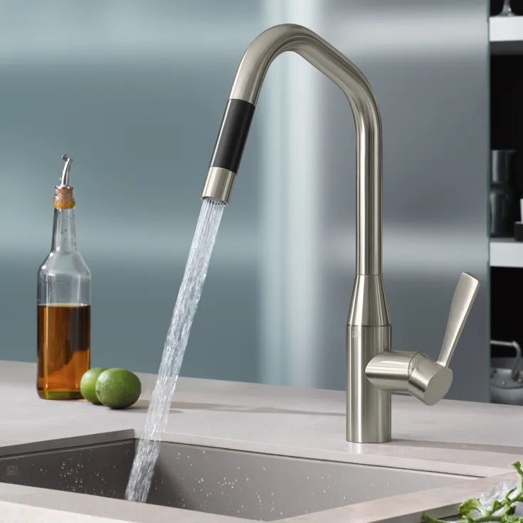 SYNC Single-lever mixer Pull-down with spray function - Chrome - 33 875 895-00