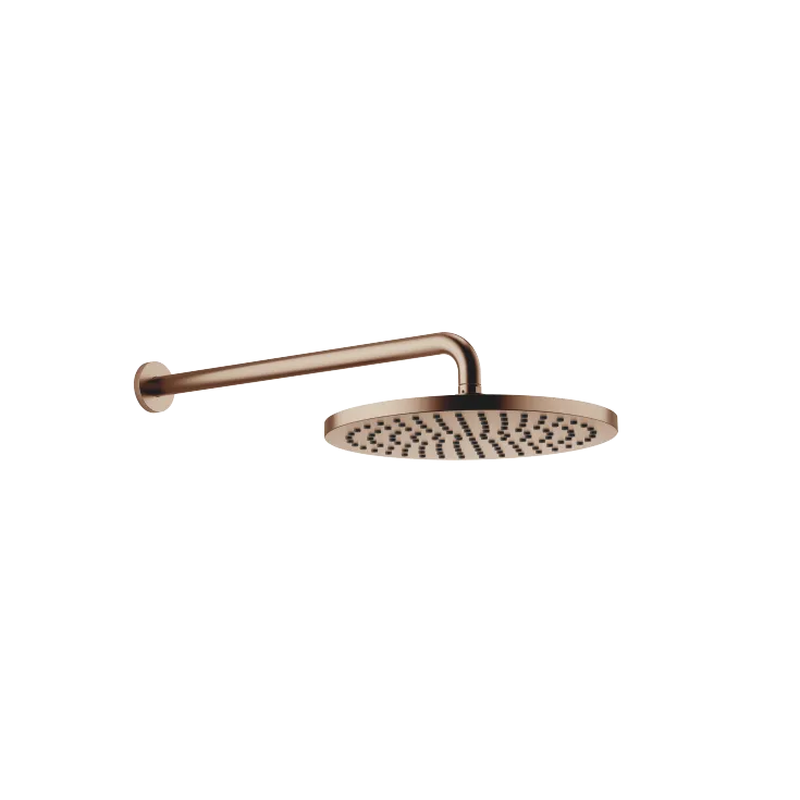 Soffione a pioggia con fissaggio a muro FlowReduce 300 mm - Bronzo spazzolato - 28 678 970-42