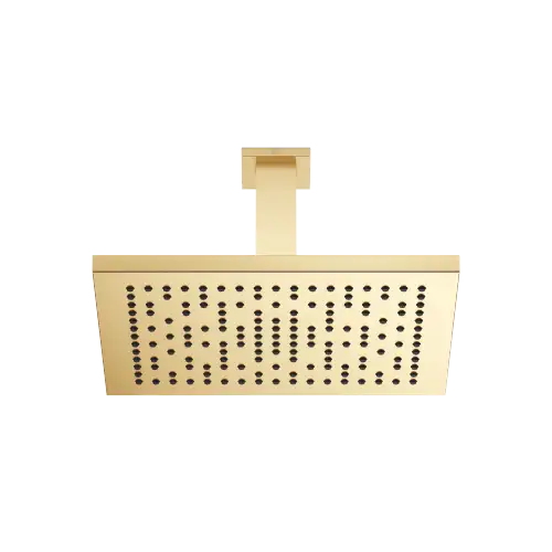 Rainshower with ceiling fixing 300 x 240 mm - Brushed Durabrass (23kt Gold) - 28 775 980-28 0050