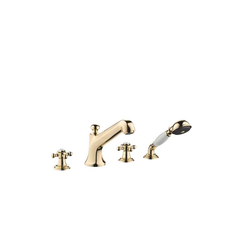 MADISON Bath shower set for bath rim or tile edge installation - Durabrass (23kt Gold) - 27 502 360-09