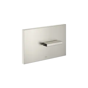 Cover plate for the concealed WC cistern made by TeCe - Brushed Platinum - 12 660 979-06