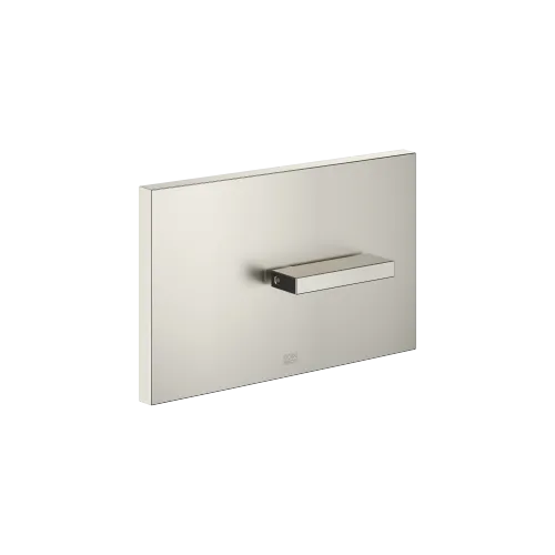 Cover plate for the concealed WC cistern made by TeCe - Brushed Platinum - 12 660 979-06