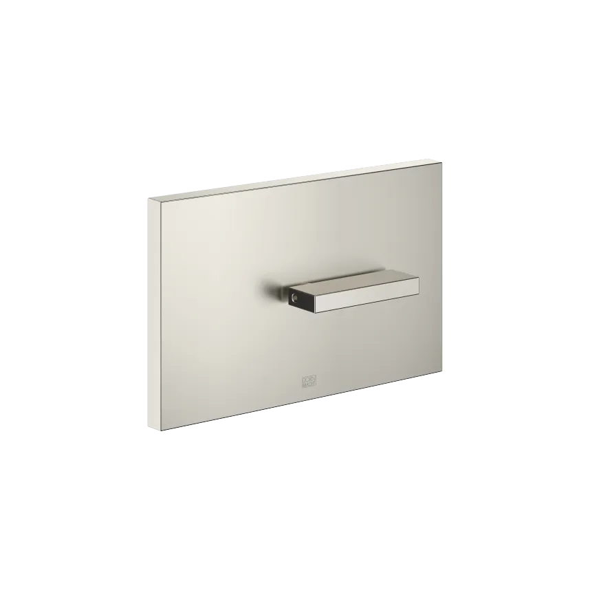 Cover plate for the concealed WC cistern made by TeCe - Brushed Platinum - 12 660 979-06