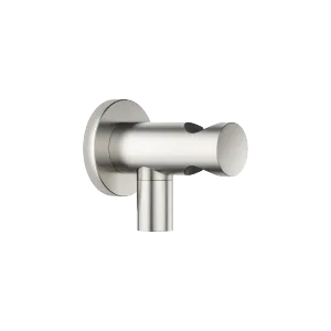 Wall elbow with integrated shower holder - Brushed Platinum - 28 490 660-06