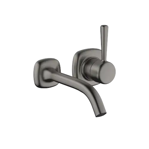 COYA Mitigeur monocommande de lavabo mural sans garniture d’écoulement - Dark Platinum brossé - 36 860 404-99