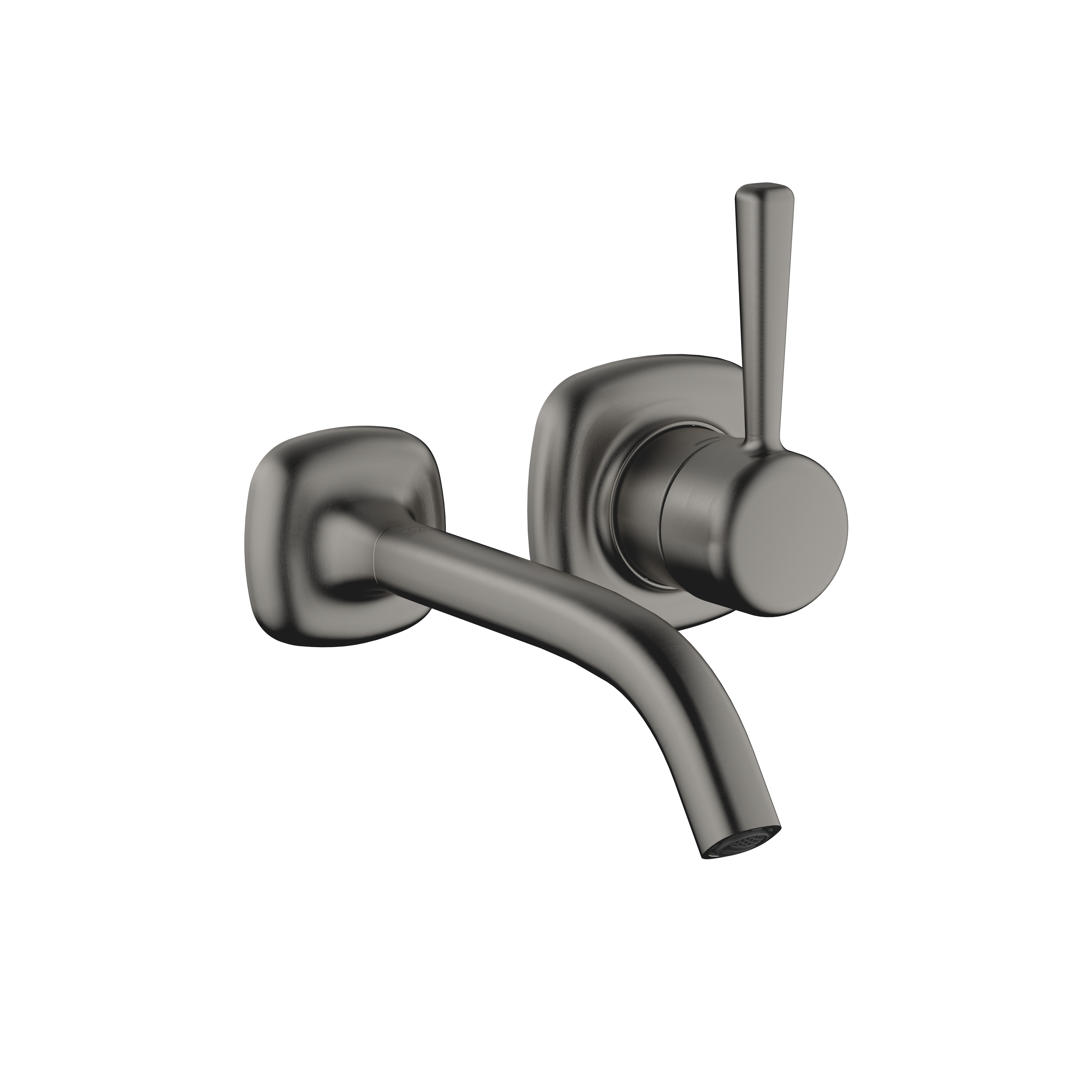 COYA Brushed Dark Platinum : Wall-mounted single-lever mixer without drain