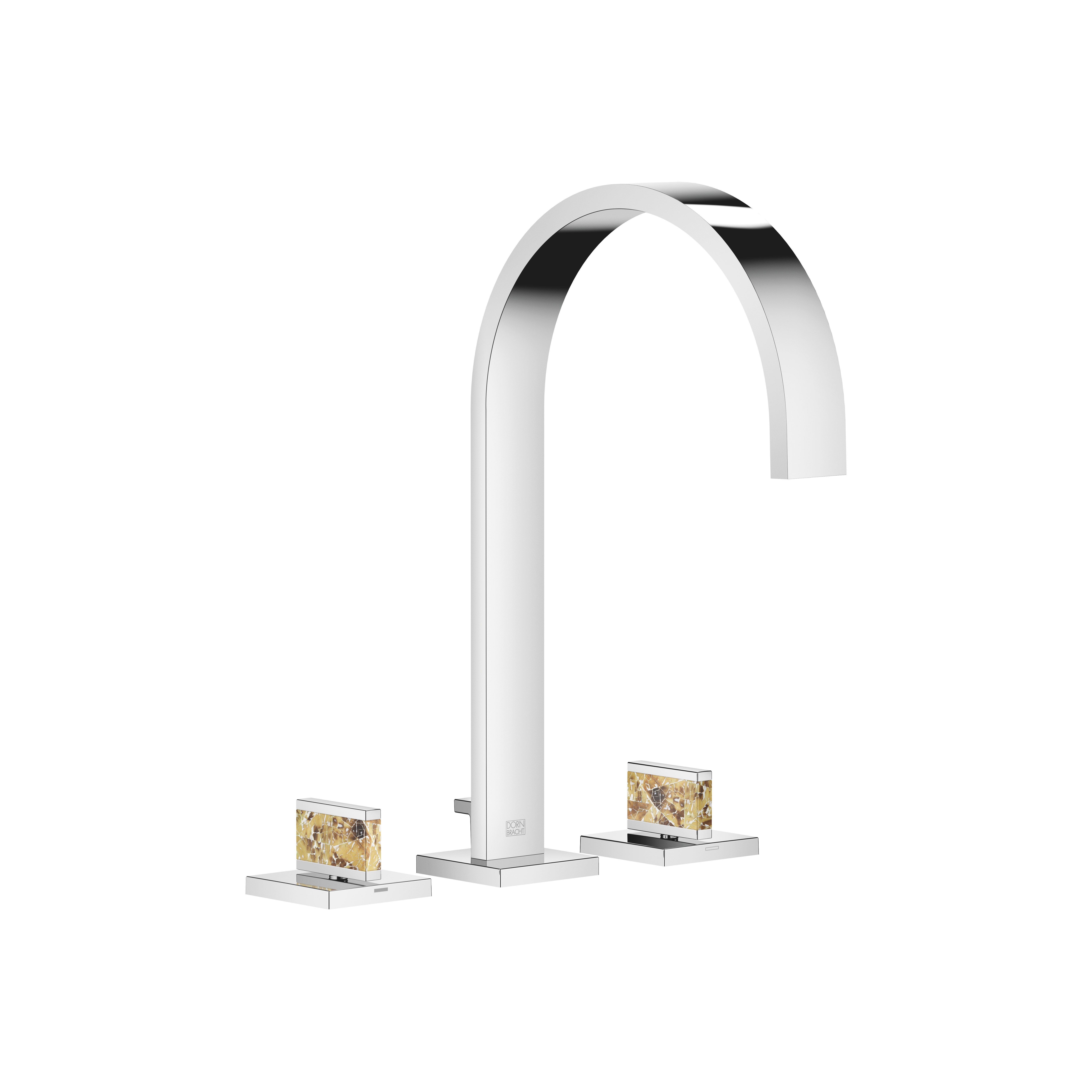 MEM Chrome : Three-hole lavatory mixer with drain Nature Squared ...