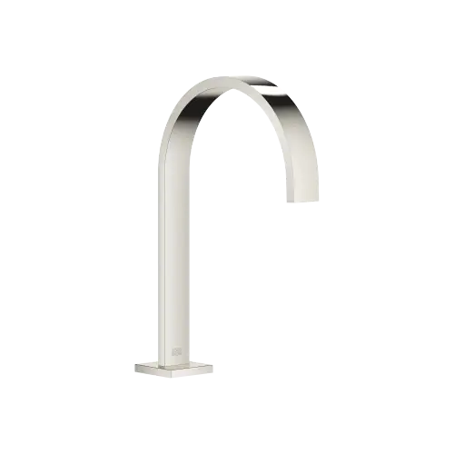 MEM Deck-mounted basin spout with pop-up waste - Platinum - 13 715 782-08