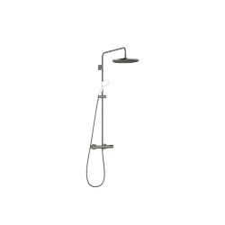 Shower pipe with shower thermostat without hand shower - Brushed Dark Platinum - 34 465 979-99 0070