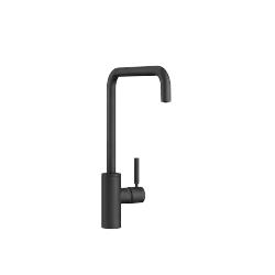 META SQUARE Single-lever mixer for rinsing/Profi spray - Matte Black - 33 826 861-33