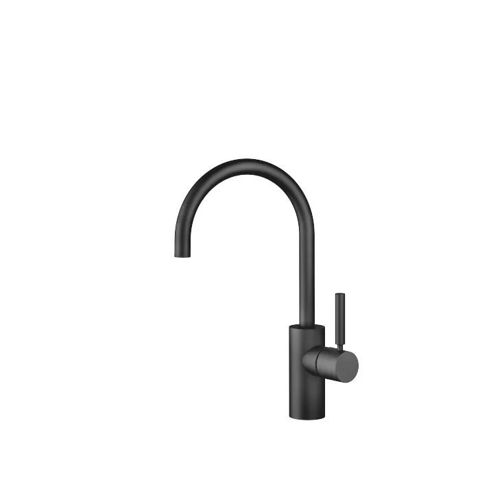 META Single-lever basin mixer without pop-up waste - Matte Black - 33 565 661-33
