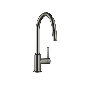 VAIA Single-lever mixer Pull-down with spray function - Dark Chrome - 33 870 809-19