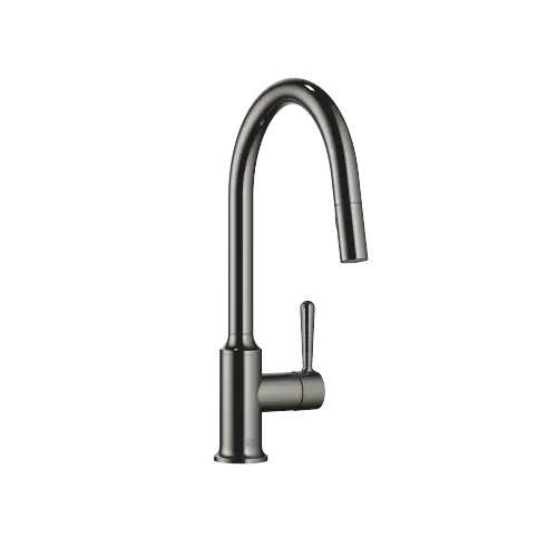 VAIA Single-lever mixer Pull-down with spray function - Dark Chrome - 33 870 809-19