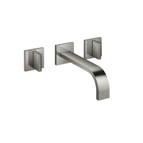 MEM Robinetterie murale pour lavabo sans garniture d’écoulement - Dark Chrome - 36 712 782-19 0010