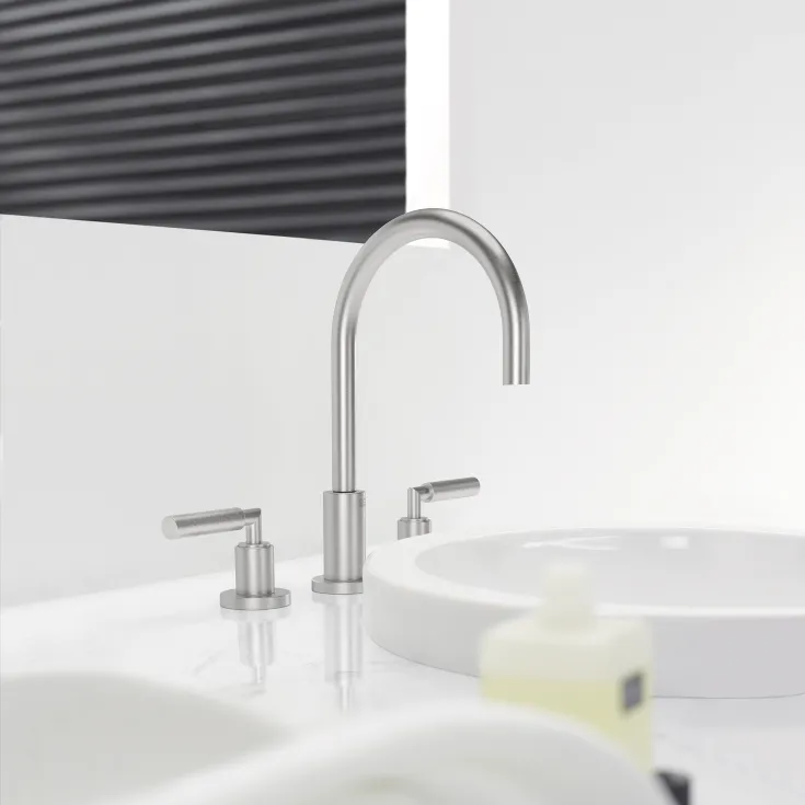 TARA Three-hole basin mixer with pop-up waste - Matte Black - 20 710 882-33