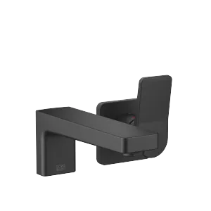 DORNBRACHT YARRE Wall-mounted single-lever basin mixer without pop-up waste - Soft Black - 36 860 832-69