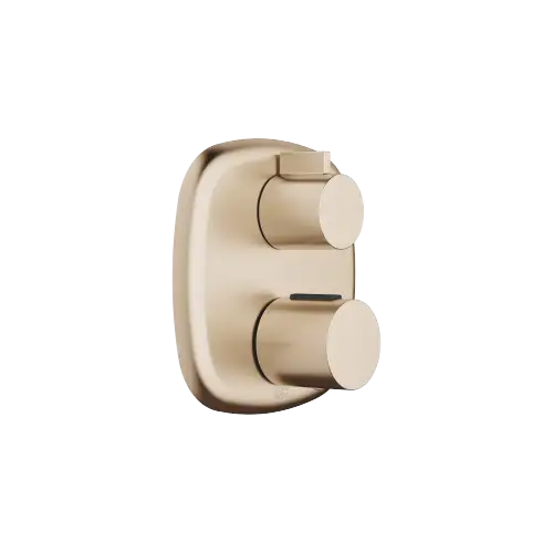 COYA Concealed thermostat with one function volume control - Brushed Champagne (22kt Gold) - 36 425 404-46