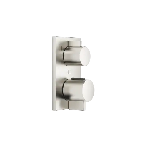 Concealed thermostat with three-way diverter - Brushed Platinum - 36 428 670-06 0010