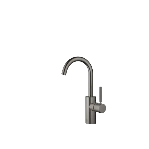 META Single-lever basin mixer without pop-up waste - Brushed Dark Platinum - 33 525 661-99