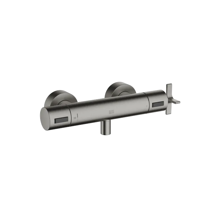 VAIA Shower thermostat - Brushed Dark Platinum - Set containing 2 articles