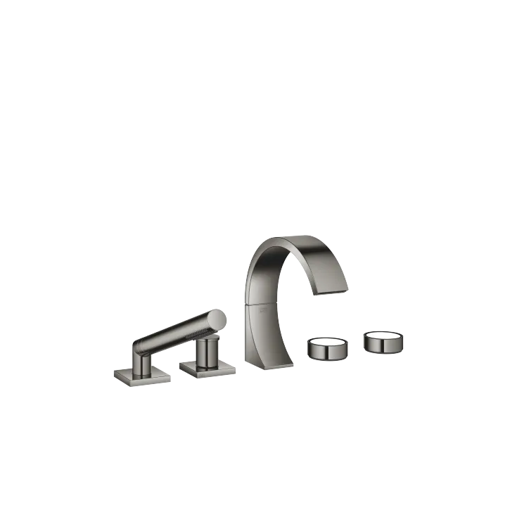 CYO Five-hole bath mixer for bath rim or tile edge installation - Dark Chrome - 27 523 811-19
