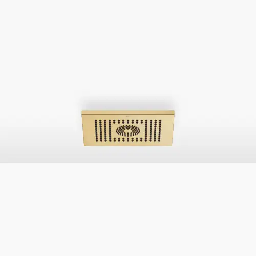 Rain shower , ceiling-mounted 11-3/4" x 9-1/2" - Brushed Gold (PVD) - 28 041 980-37 0010