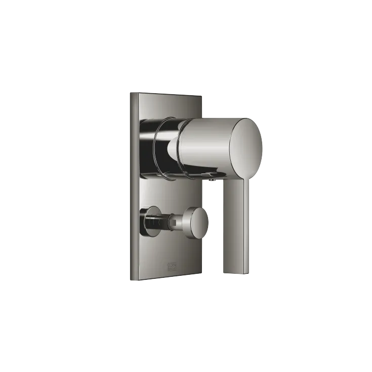 Concealed single-lever mixer with diverter - Dark Chrome - 36 120 670-19