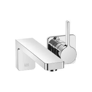 LULU Wall-mounted single-lever basin mixer without pop-up waste - Chrome - 36 860 710-00 0010