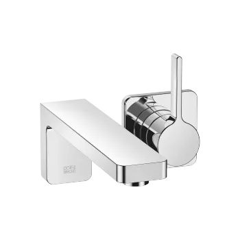 LULU Wall-mounted single-lever basin mixer without pop-up waste - Chrome - 36 860 710-00 0010