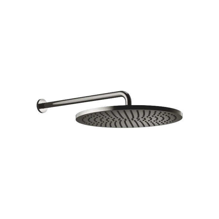 Rain shower with wall fixing FlowReduce 400 mm - Dark Chrome - 28 658 970-19