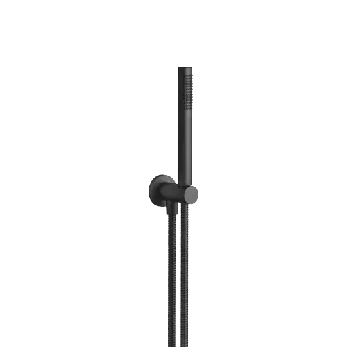 Schlauchbrausegarnitur mit integriertem Brausehalter - Schwarz matt - 27 812 660-33