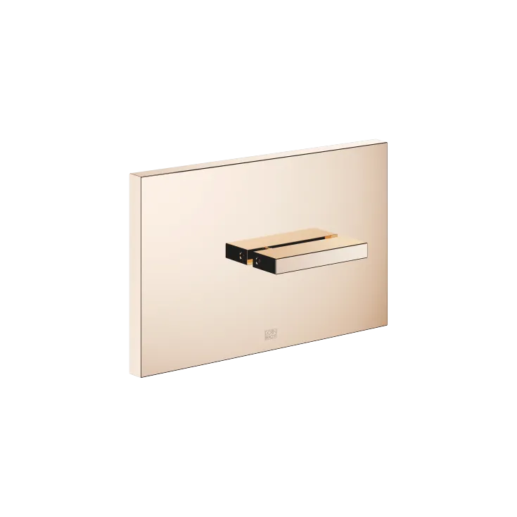 Piastra di copertura per cassetta a incasso WC della ditta TeCe - Light Gold - 12 660 979-26