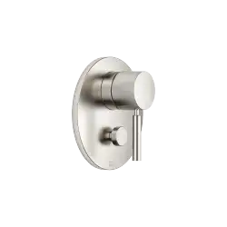 Concealed single-lever mixer with diverter - Brushed Platinum - 36 120 660-06