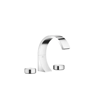 CYO Three-hole basin mixer with pop-up waste - Chrome - Set containing 2 articles