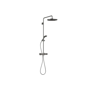 Showerpipe con termostato doccia - Dark Chrome - Set contenente 2 articoli