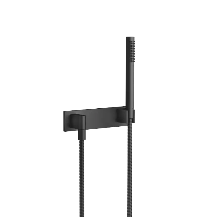 Hand shower set with cover plate - Matte Black - 27 818 980-33