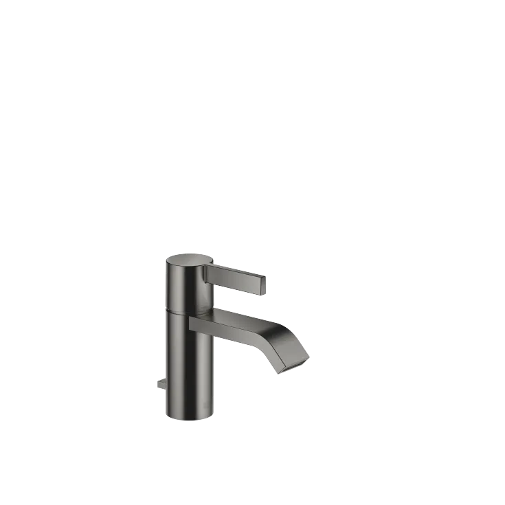 IMO Single-lever basin mixer with pop-up waste - Brushed Dark Platinum - 33 500 670-99