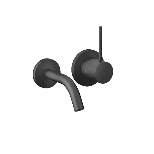 META META SLIM Wall-mounted single-lever mixer without drain - Matte Black - 36 867 662-33 0010