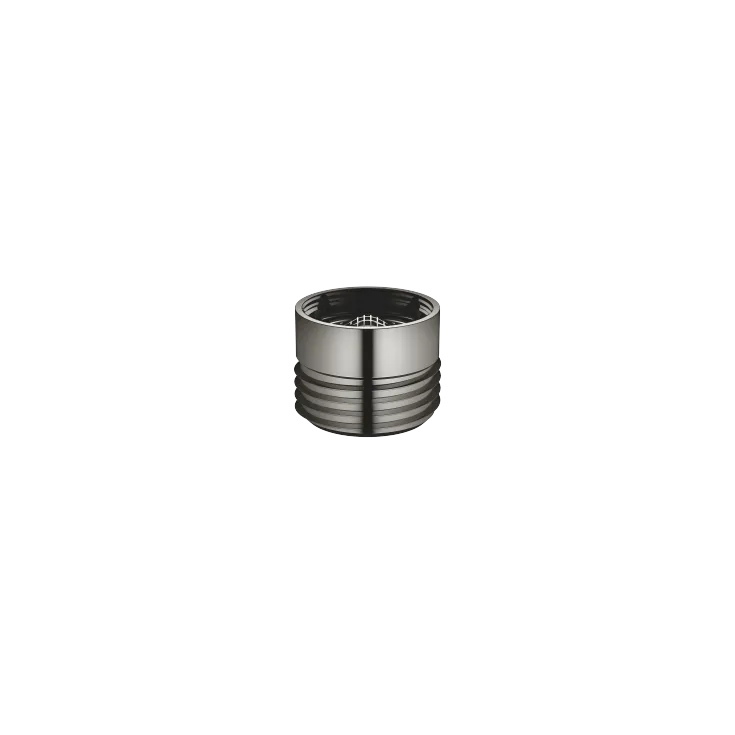 Adapter for shower outlet 3/8" x 1/2" - Dark Chrome - 12 202 979-19