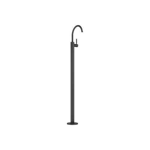 META Single-lever basin mixer with stand pipe without pop-up waste - Matte Black - 22 584 661-33