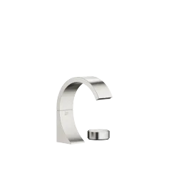 CYO Two-hole basin mixer without pop-up waste - Brushed Platinum - Set containing 2 articles