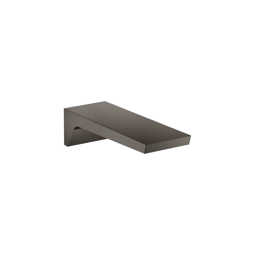 CL.1 Caño de salida de bañera para montaje a pared - Dark Platinum cepillado - 13 801 705-99