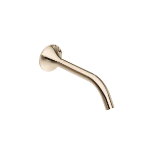 VAIA Wall-mounted basin spout without pop-up waste - Champagne (22kt Gold) - 13 800 809-47