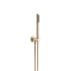 Hand shower set with integrated shower holder - Brushed Light Gold (PVD) - 27 812 660-27