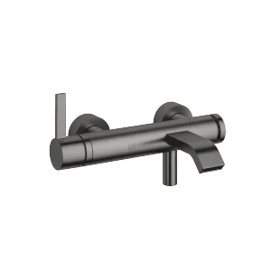 IMO Single-lever bath mixer for wall mounting without shower set - Brushed Dark Platinum - 33 200 671-99