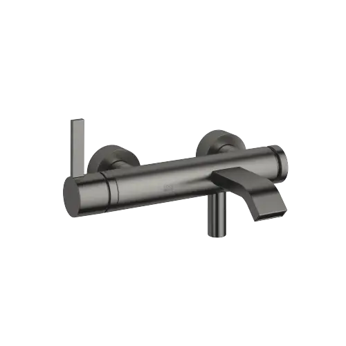 IMO Single-lever bath mixer for wall mounting without shower set - Brushed Dark Platinum - 33 200 671-99